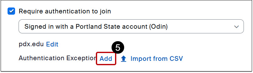Add exceptin link.